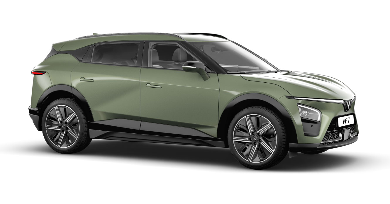 Vinfast VF7 - Màu xanh lá